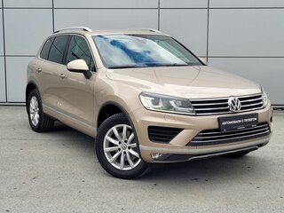 2016 Volkswagen Touareg II Рестайлинг, бежевый, 2650000 рублей, вид 3