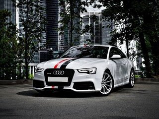 2013 Audi RS 5 I (8T) Рестайлинг, белый, 3750000 рублей, вид 1
