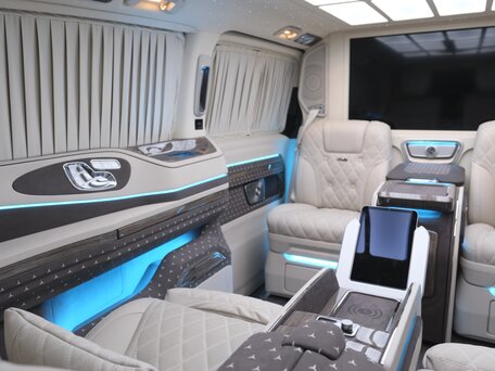 2025 Mercedes-Benz V-Класс Extra Long 300 d экстра длинный III (W447) Рестайлинг 2, чёрный, 41700000 рублей, вид 4
