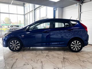 2014 Hyundai Solaris I Рестайлинг, синий, 1139000 рублей, вид 3