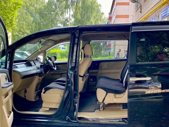 2005 Honda Stepwgn III, чёрный, 790000 рублей - вид 9