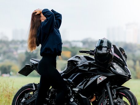 2017 Kawasaki ER-6F (Ninja 650R), чёрный, 580000 рублей, вид 1