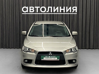 2013 Mitsubishi Lancer X Рестайлинг, серебристый, 730000 рублей, вид 2