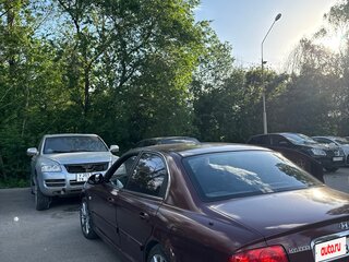 2006 Hyundai Sonata ТагАЗ IV (EF) Рестайлинг, красный, 290000 рублей, вид 4