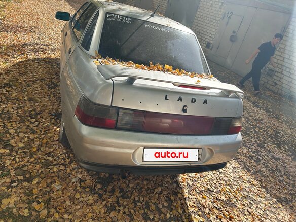 2002 Lada (ВАЗ) 2110, белый - вид 1