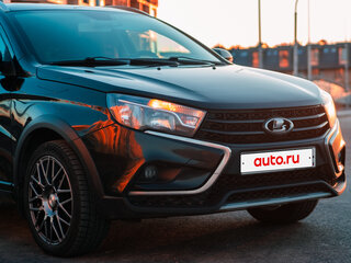 2020 Lada (ВАЗ) Vesta SW Cross I, чёрный, 1159000 рублей, вид 4