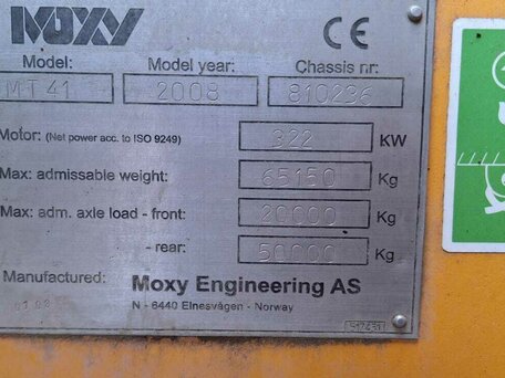 2008 Doosan Moxy MT41, жёлтый, 8200000 рублей, вид 3