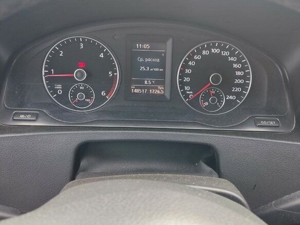 2013 Volkswagen Caravelle T5 Рестайлинг, белый, 2700000 рублей - вид 6