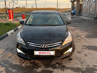 2016 Hyundai Solaris I Рестайлинг, чёрный, 780000 рублей, вид 1