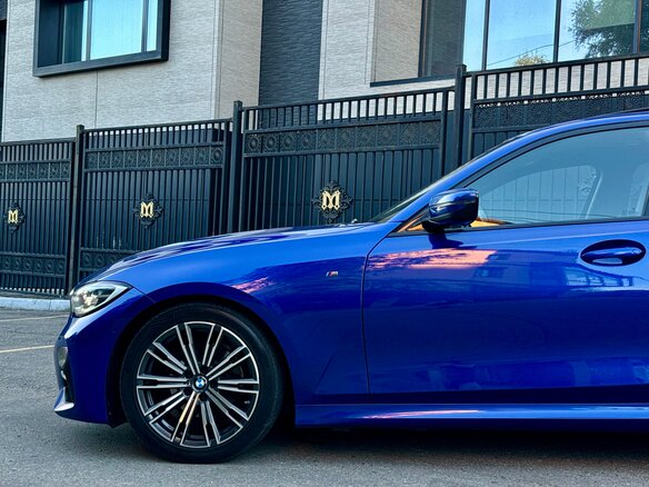 2019 BMW 3 серии 320d VII (G2x), синий, 3310000 рублей - вид 5