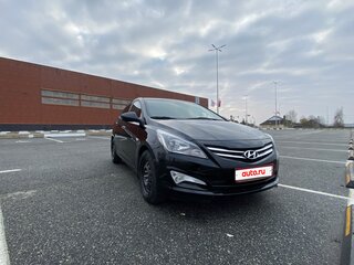 2014 Hyundai Solaris I Рестайлинг, чёрный, 1150000 рублей, вид 3