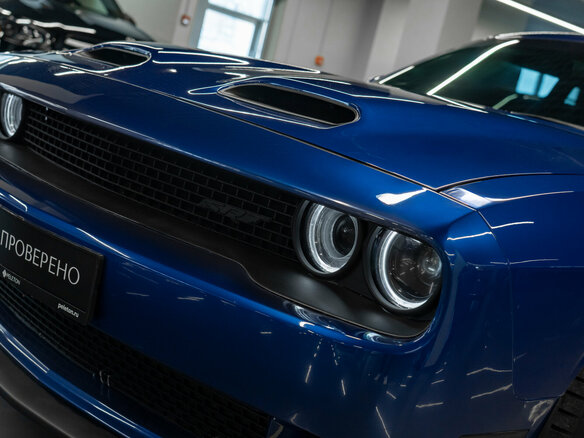2022 Dodge Challenger III Рестайлинг 2, синий - вид 26