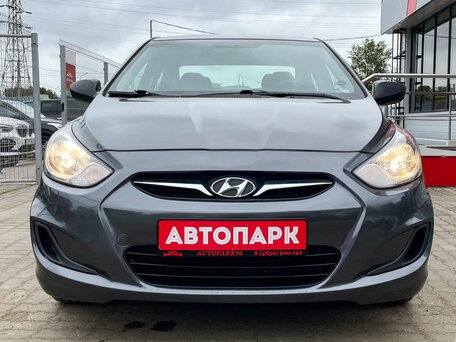2012 Hyundai Solaris I, серый, 869000 рублей, вид 2