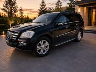 2008 Mercedes-Benz GL-Класс 500 I (X164), чёрный, 2000000 рублей, вид 1