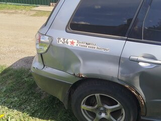 2003 Mitsubishi Outlander I, серебристый, 250000 рублей, вид 5