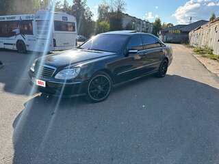 2005 Mercedes-Benz S-Класс 500 Long IV (W220) Рестайлинг, чёрный, 1200000 рублей, вид 1