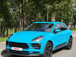 2020 Porsche Macan I Рестайлинг, синий, 5450000 рублей, вид 2