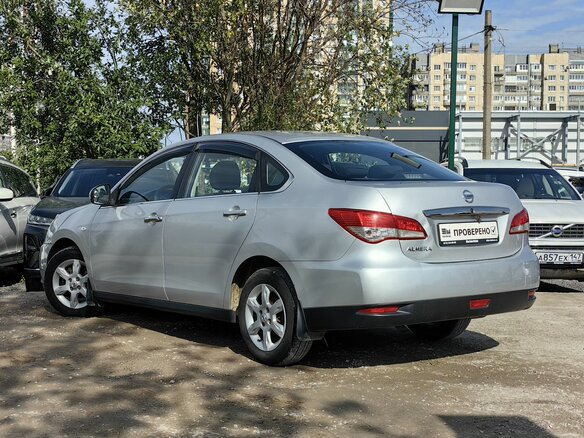 2016 Nissan Almera III (G15), серебристый, 359000 рублей - вид 6