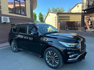 2019 Infiniti QX80 I Рестайлинг 2, чёрный, 6200000 рублей, вид 1