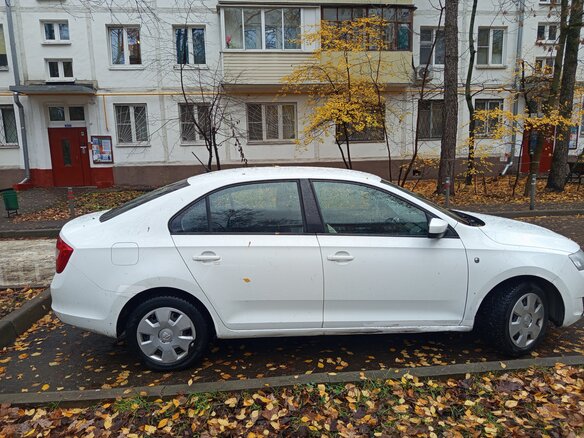 2014 Skoda Rapid I, белый, 550000 рублей - вид 1
