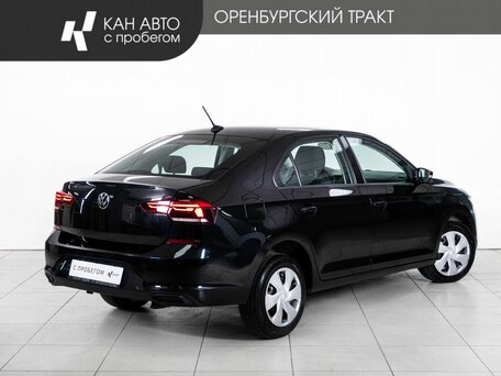 2021 Volkswagen Polo VI, чёрный, 1548000 рублей, вид 3