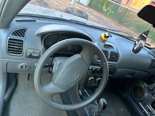 2007 Hyundai Accent ТагАЗ II, серебристый, 420000 рублей, вид 5