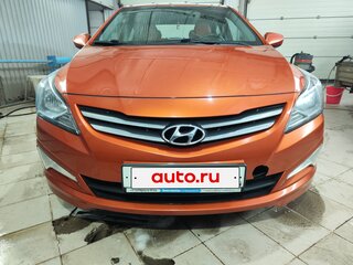 2015 Hyundai Solaris I Рестайлинг, оранжевый, 785000 рублей, вид 1