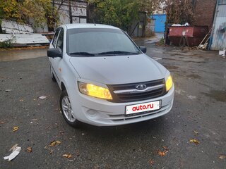 2014 Lada (ВАЗ) Granta I, белый, 465000 рублей, вид 1