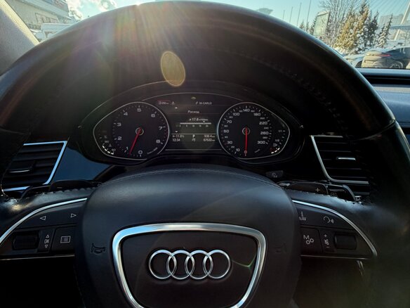2015 Audi A8 Long III (D4) Рестайлинг, чёрный, 3850000 рублей - вид 4