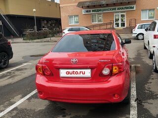 2007 Toyota Corolla AMT X (E140, E150), красный, 950000 рублей, вид 3