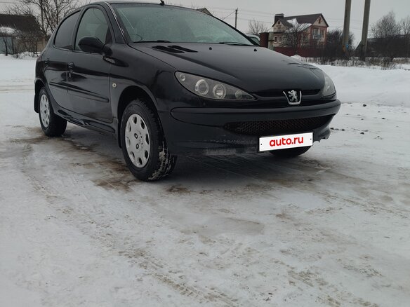 2007 Peugeot 206, чёрный, 270000 рублей