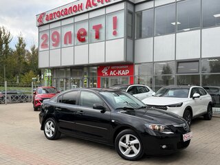 2008 Mazda 3 I (BK) Рестайлинг, чёрный, 350000 рублей, вид 1