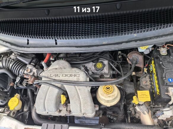 2001 Chrysler Voyager IV, серебристый, 320000 рублей - вид 14