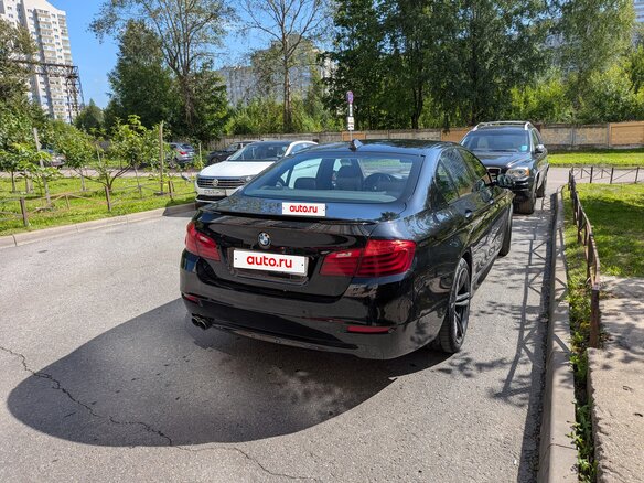 2015 BMW 5 серии 520i VI (F10/F11/F07) Рестайлинг, чёрный, 2200000 рублей - вид 6