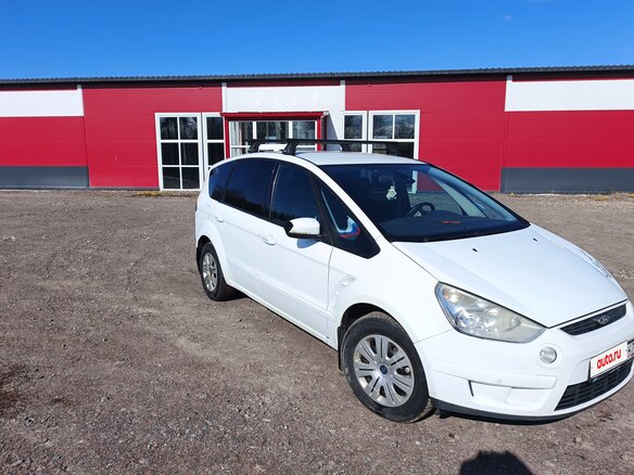 2009 Ford S-MAX I, белый - вид 1