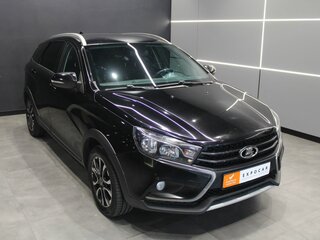 2020 Lada (ВАЗ) Vesta SW Cross I, чёрный, 808000 рублей, вид 3