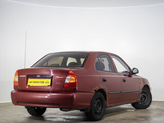2004 Hyundai Accent ТагАЗ II, красный, 219000 рублей, вид 3
