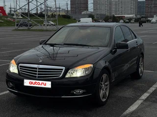 2008 Mercedes-Benz C-Класс 180 Kompressor III (W204), чёрный, 850000 рублей, вид 1