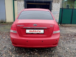 2008 Kia Cerato I Рестайлинг, красный, 500000 рублей, вид 4