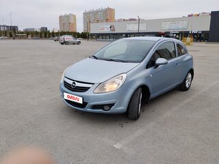 2008 Opel Corsa D, голубой, 385000 рублей, вид 1