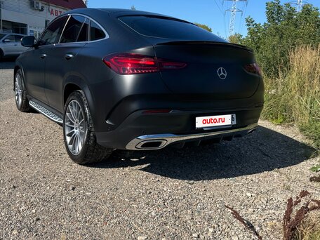 2023 Mercedes-Benz GLE Coupe 450 d II (C167) Рестайлинг, чёрный, вид 4