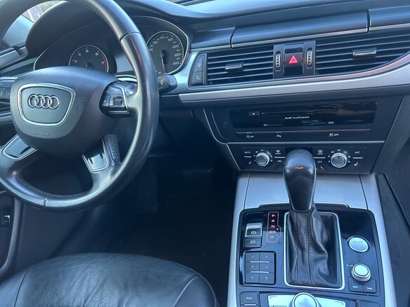 2015 Audi A6 IV (C7) Рестайлинг, чёрный - вид 8