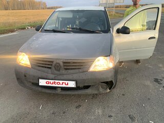 2006 Renault Logan I, серый, 240000 рублей, вид 4