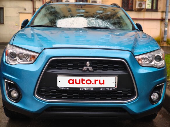 2014 Mitsubishi ASX I Рестайлинг, голубой, 950000 рублей
