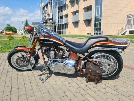 2008 Harley-Davidson CVO Softail Springer, чёрный, 2500000 рублей, вид 1
