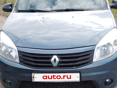 2013 Renault Sandero I, синий, 630000 рублей, вид 1