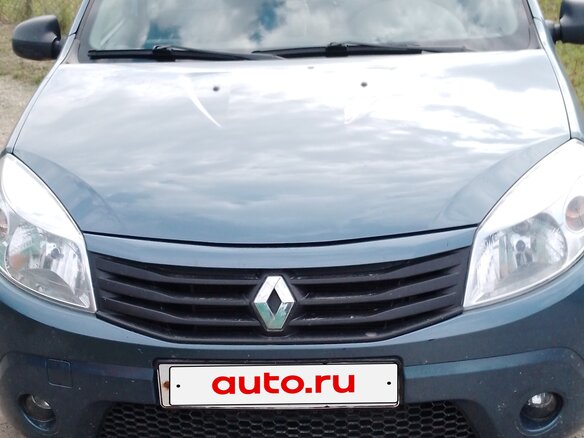 2013 Renault Sandero I, синий, 630000 рублей