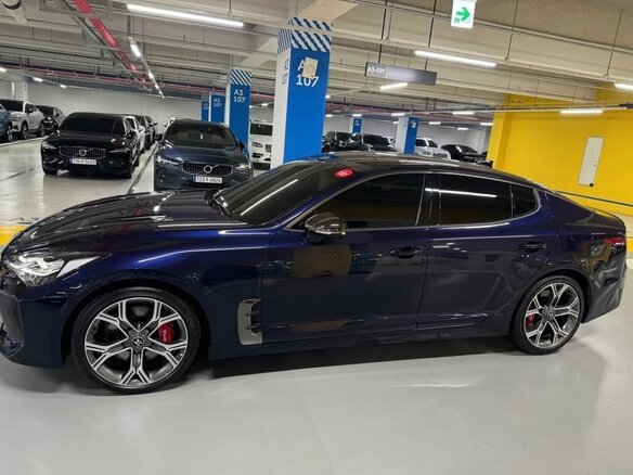 2019 Kia Stinger I, синий, 2750000 рублей - вид 35