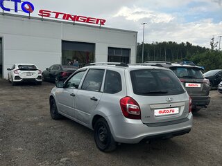 2014 Lada (ВАЗ) Kalina II, серебристый, 350000 рублей, вид 3