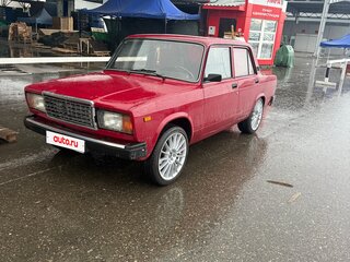 2007 Lada (ВАЗ) 2107, красный, 400000 рублей, вид 1